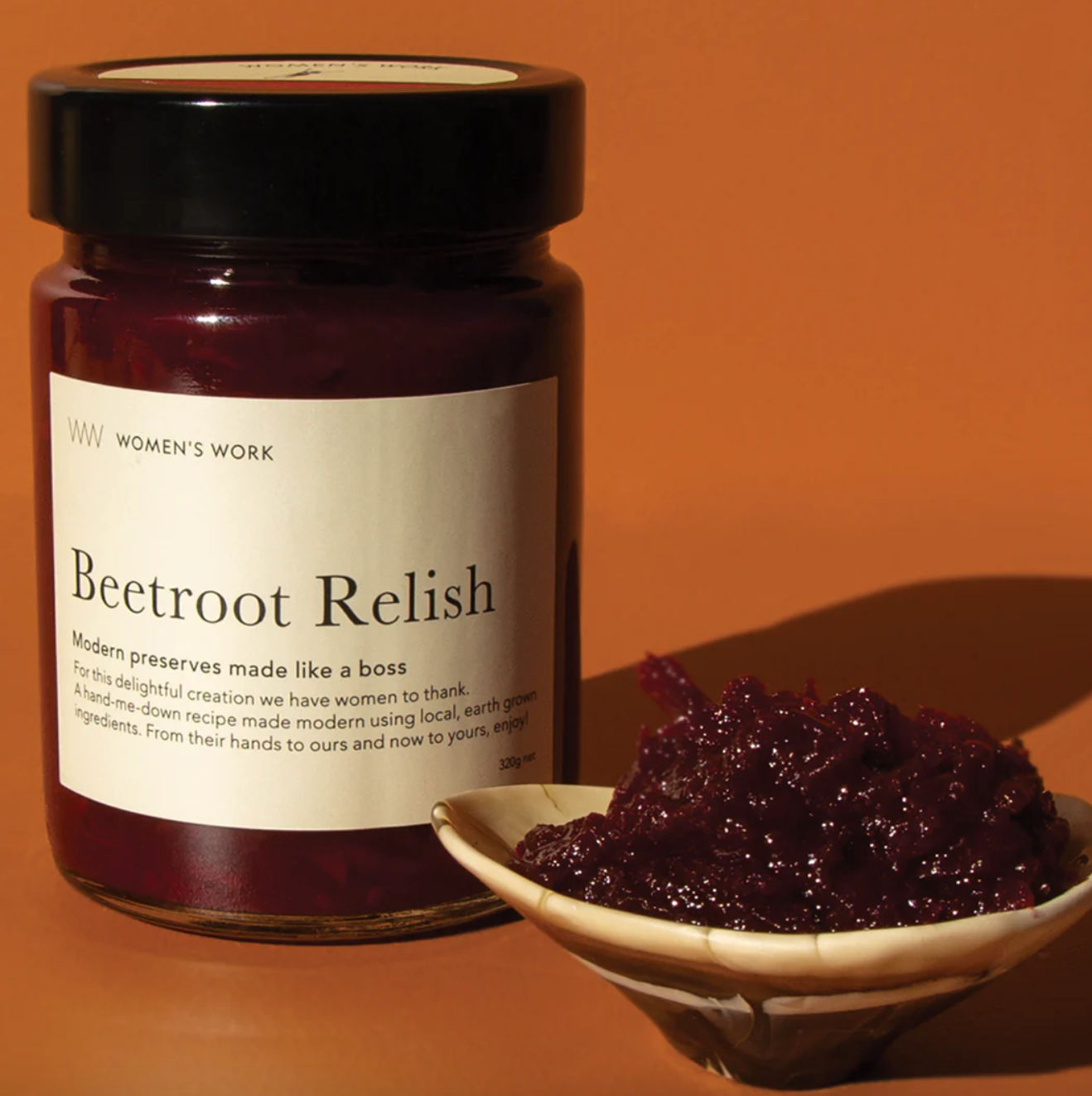 Women’s work Beetroot Relish Grande 330g