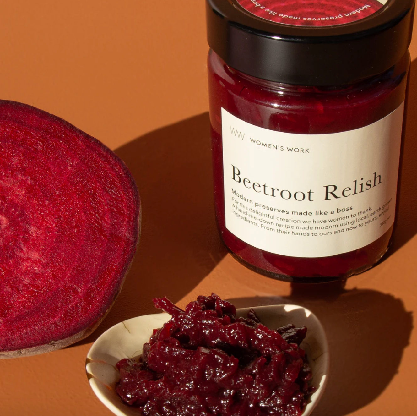 Women’s work Beetroot Relish Grande 330g