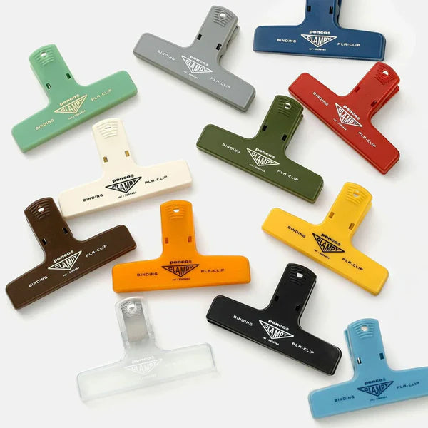 Plastic Clip Clear Red