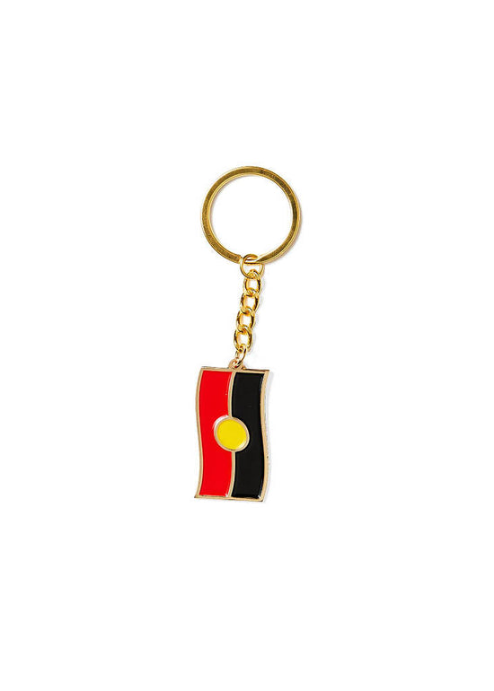 Aboriginal Flag Keyring