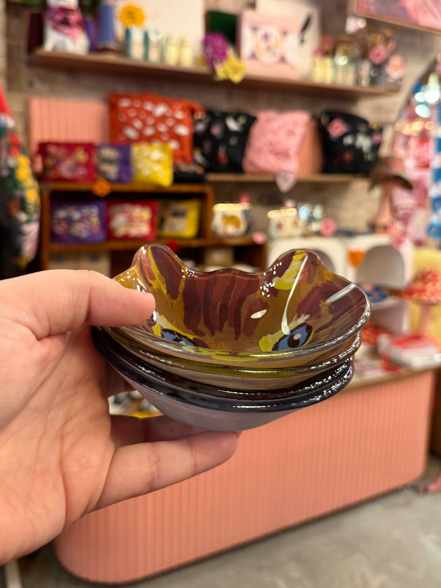 Nathalie Lete Small Cat Face Plate Maya