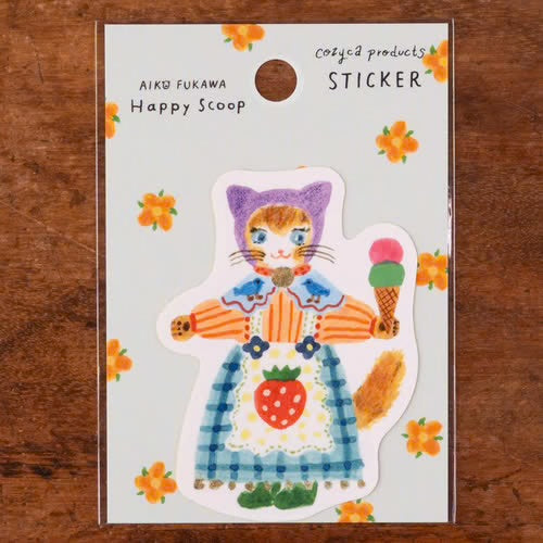 Happy Scoop Aiko Fukawa Sticker