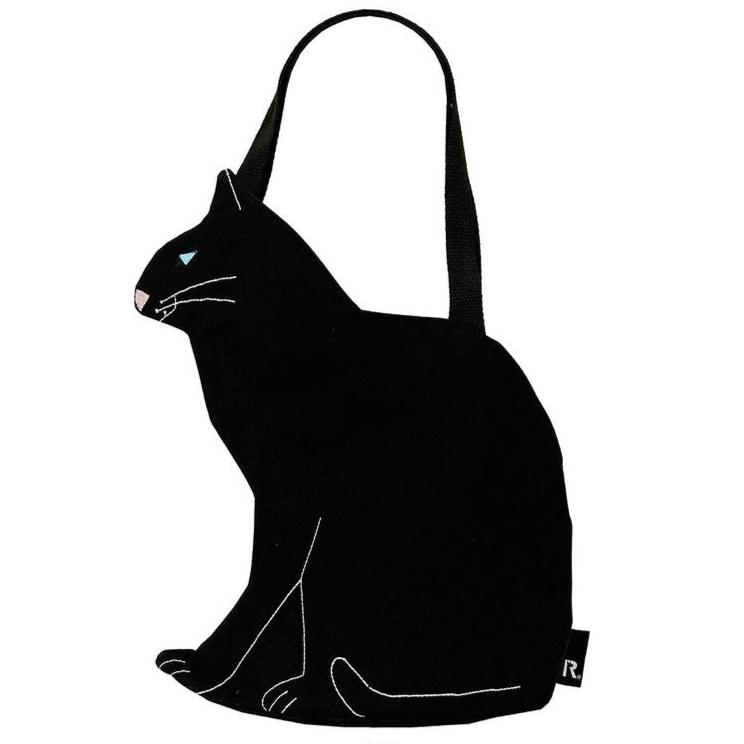 Neko Cat Tote Black