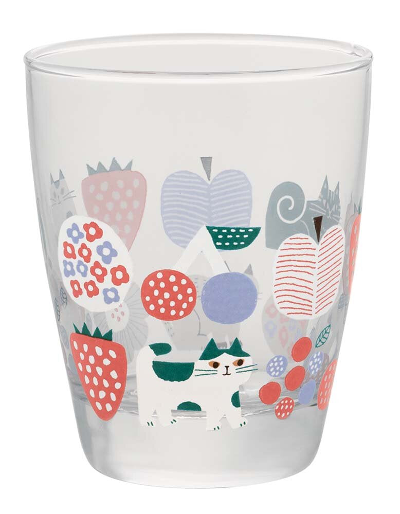 Cat Glass Short Berry