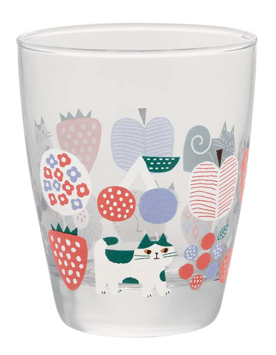 Cat Glass Short Berry