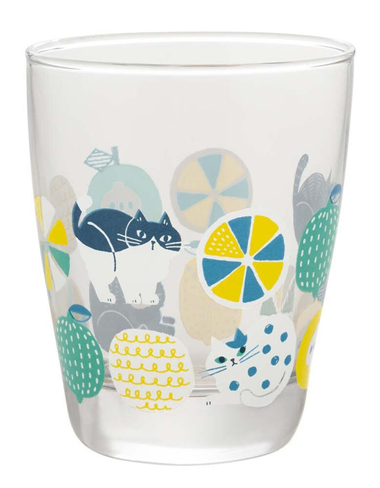 Cat Glass Short Citrus