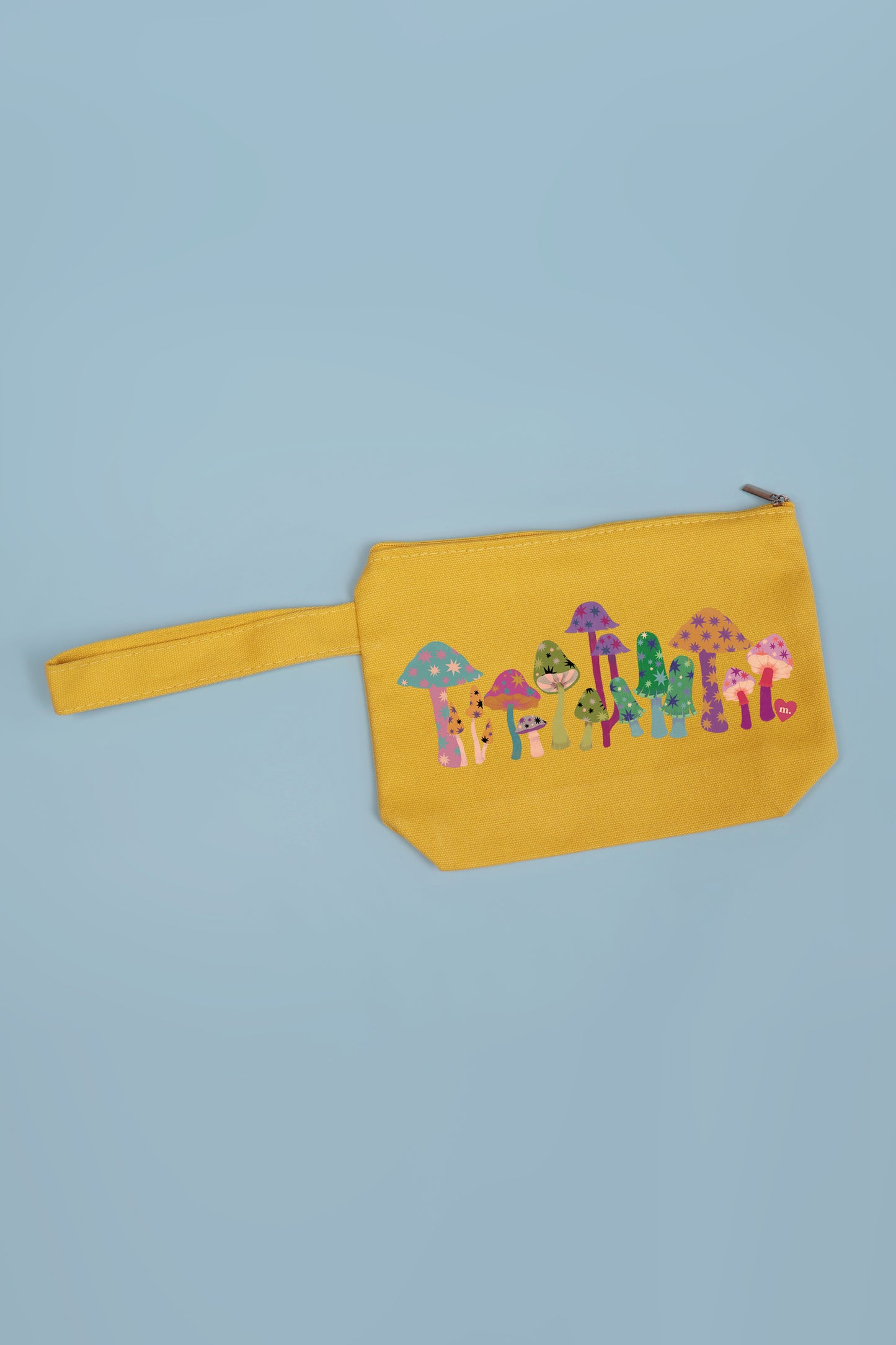 Growing Together Zip Purse Mustard
