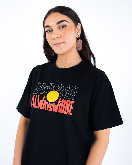 Always Was, Always Will Be Black Short Sleeve Tee