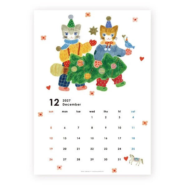 2027 Aiko Fukawa Calendar