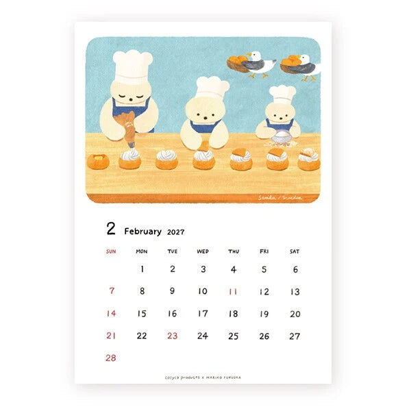 2027  Mariko Fukuoka Calendar