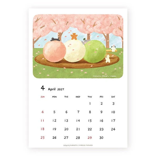 2027  Mariko Fukuoka Calendar