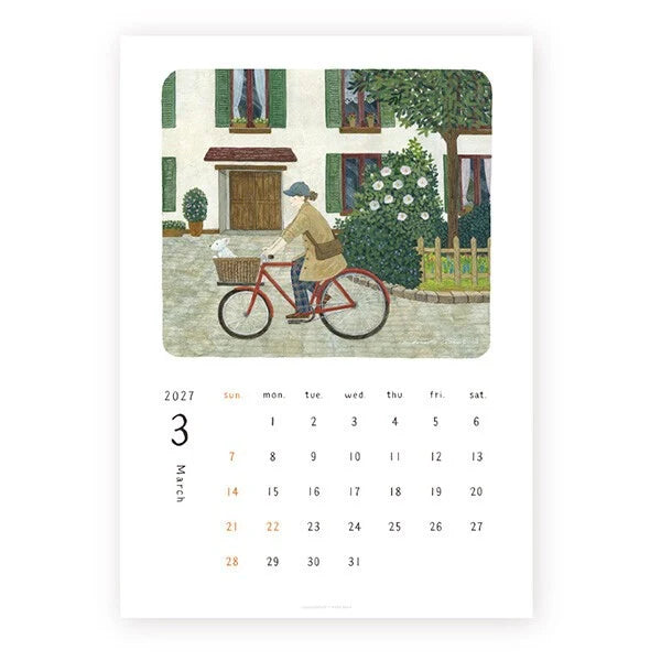 2027 Calendar, Everyday by Midori Asano