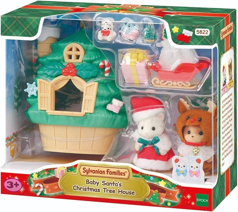 Sylvanian Families - Baby Santa's Christmas Tree House