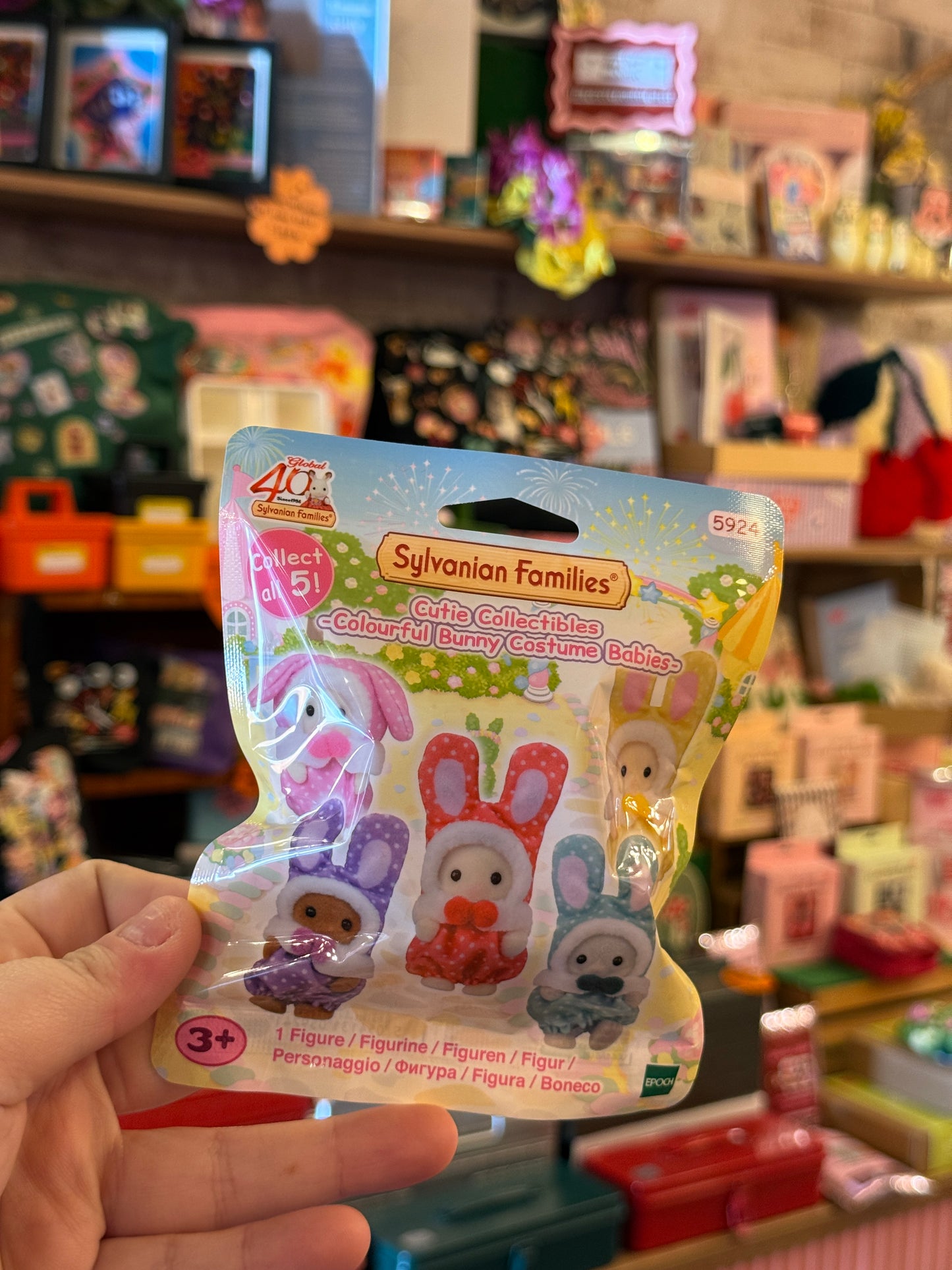 Sylvanian Families - Colourful Bunny Costume Babies