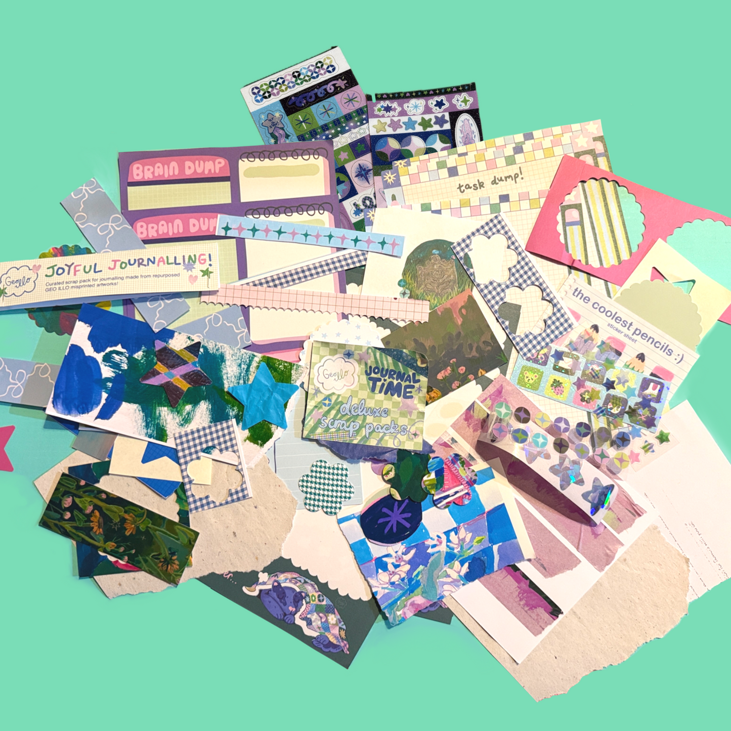 Geo Illo Journal Time Deluxe Scrap Pack ★