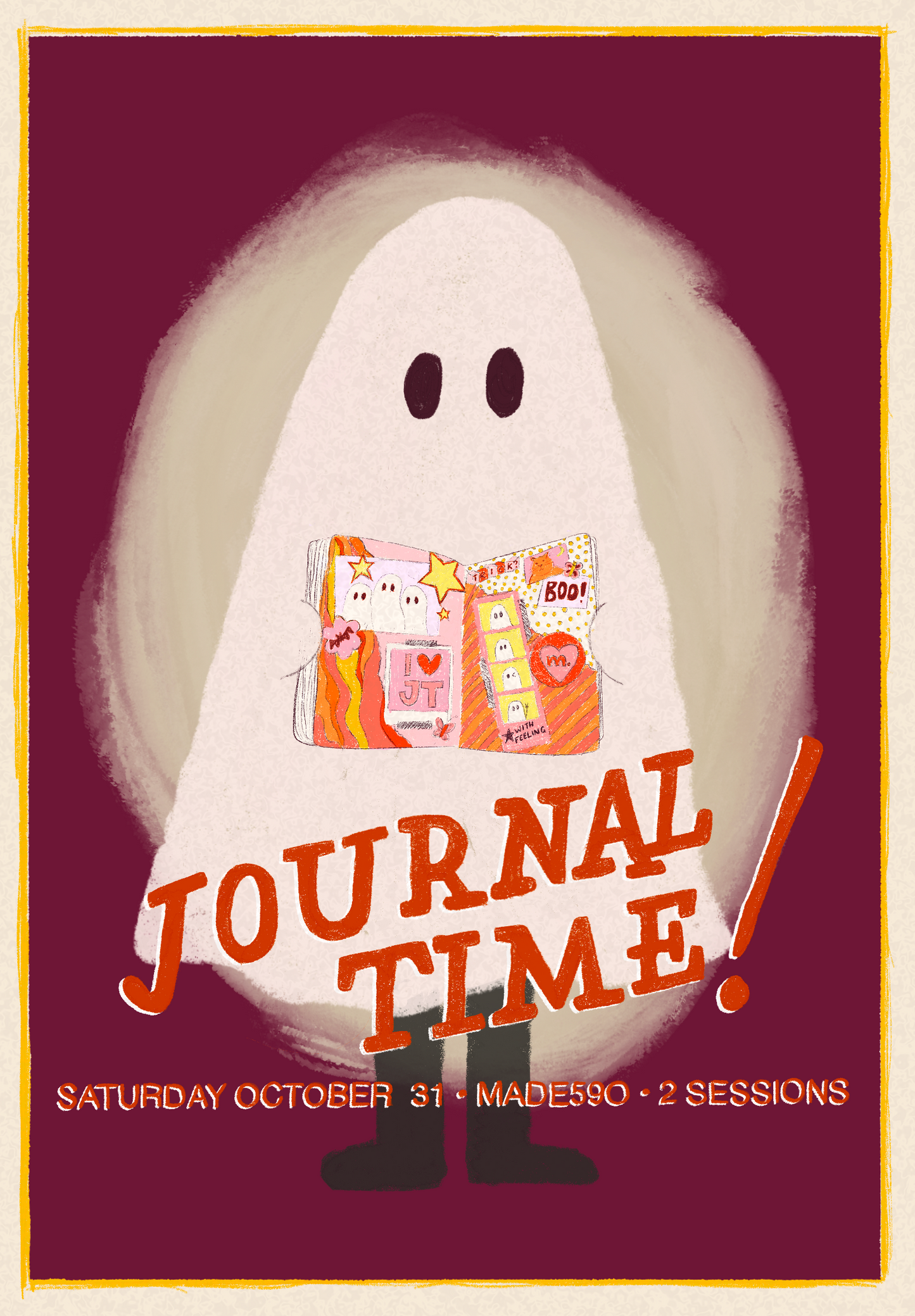 HALLOWEEN Journal Time 🎃 Saturday October 31st | 2 Sessions!