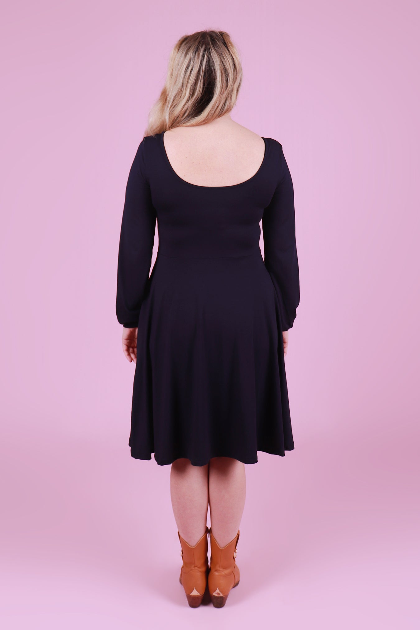 Bronte Luxe Dress Nighttime Navy