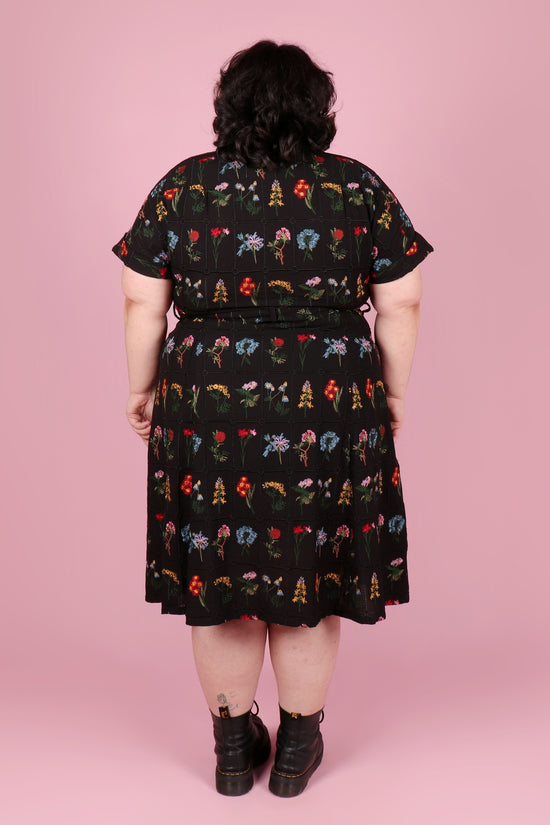 Sabrina Dress Embroidered Botany