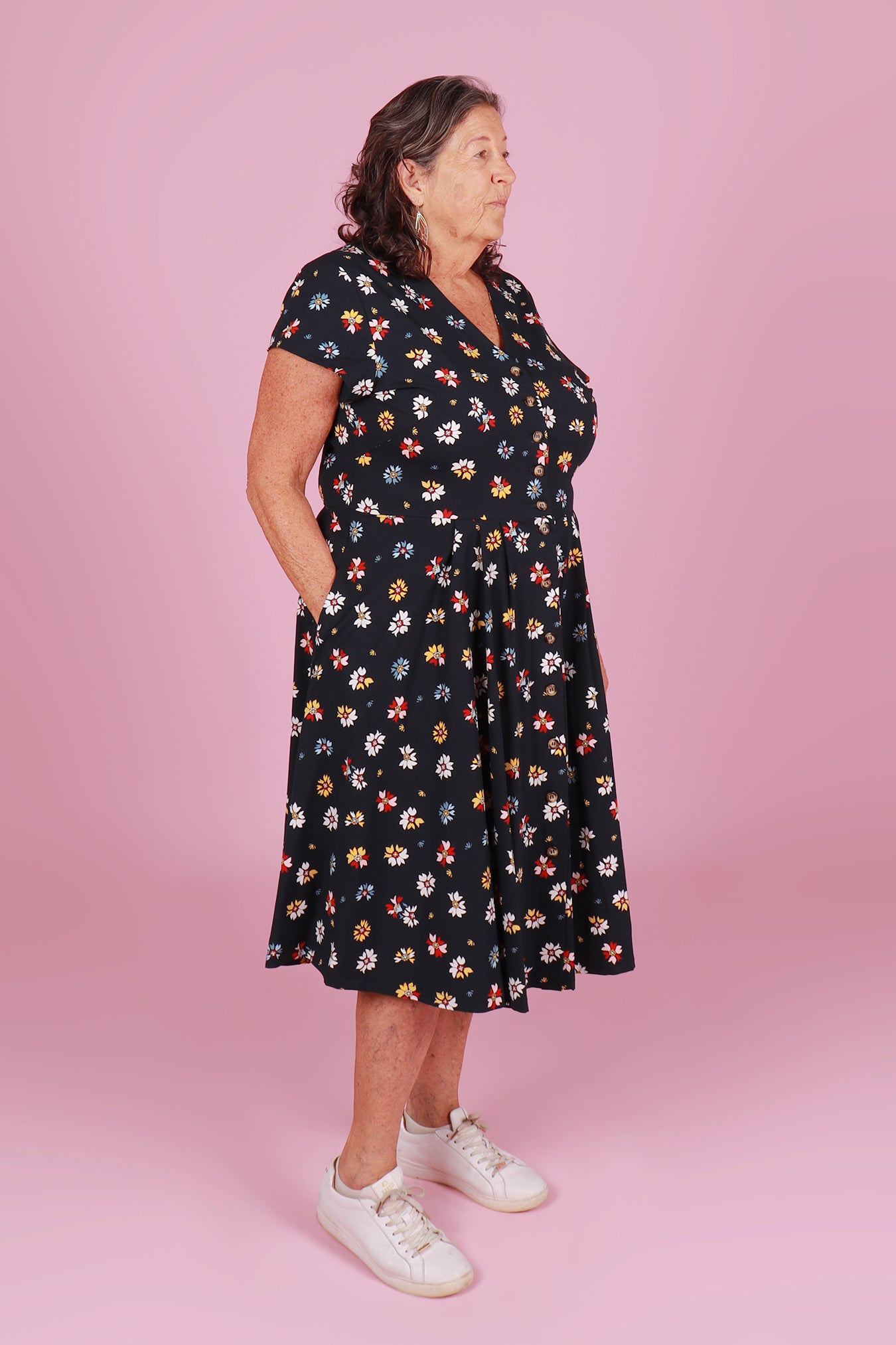 Saski Dress Floral Dance