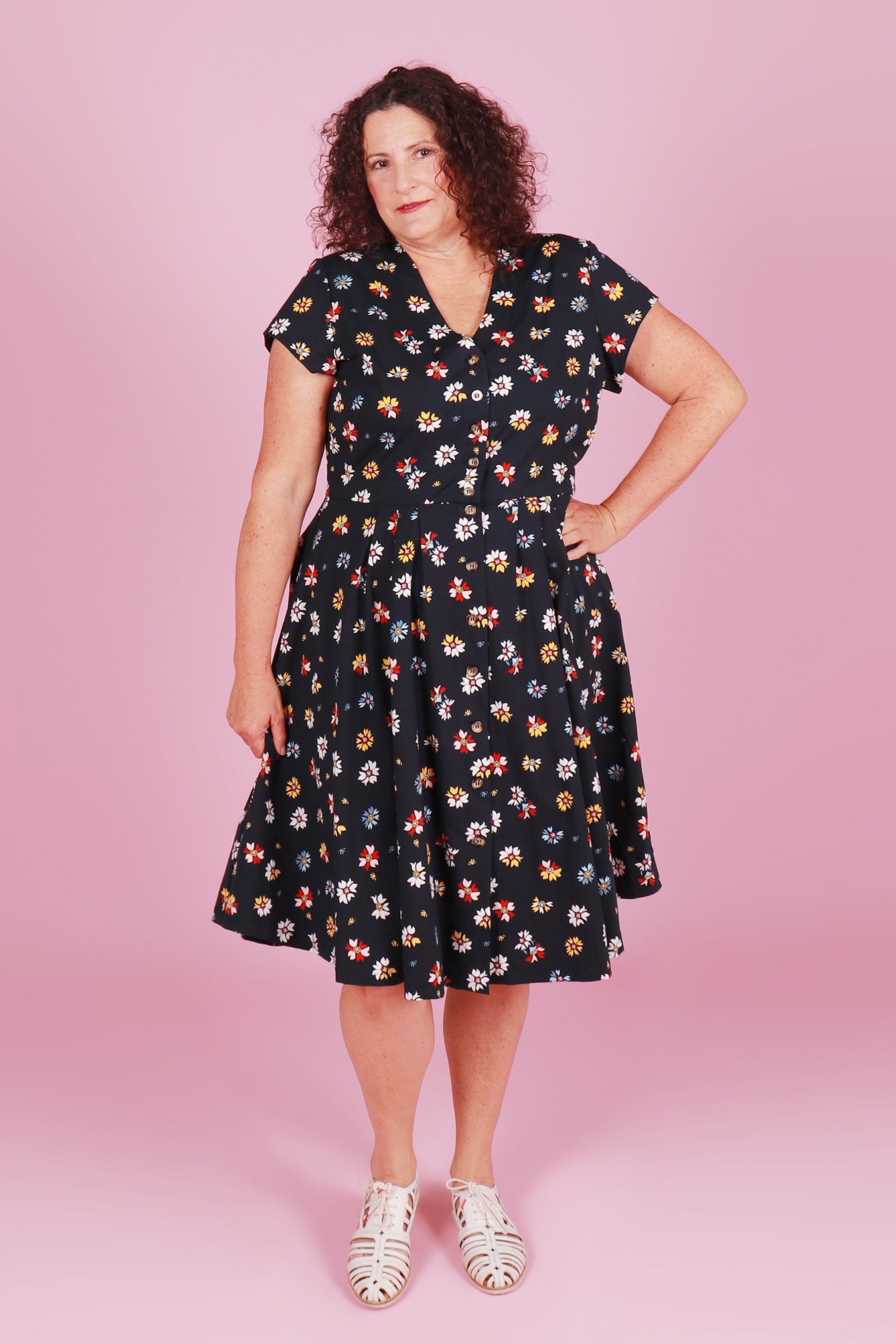 Saski Dress Floral Dance