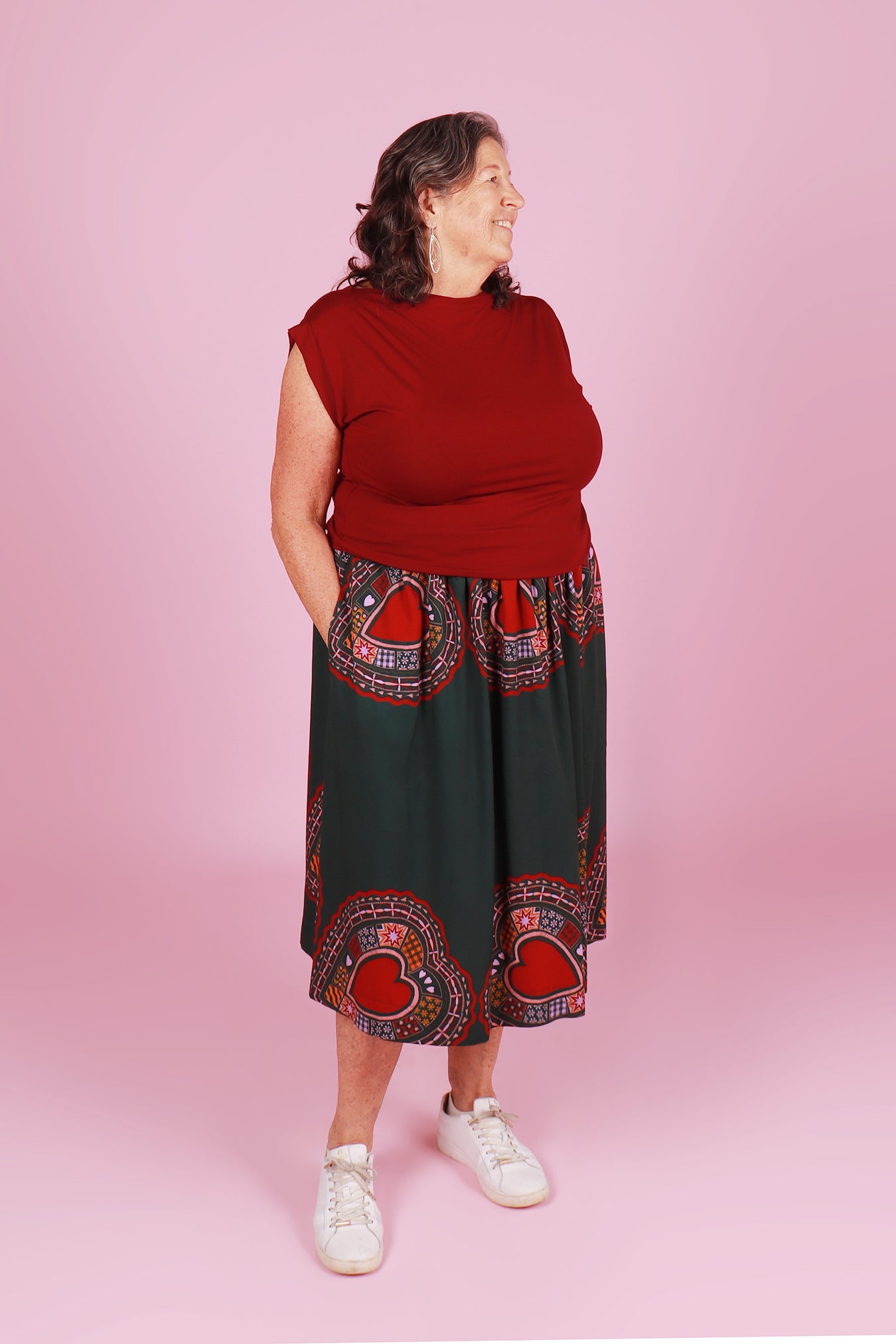 Ella Skirt Folk Heart