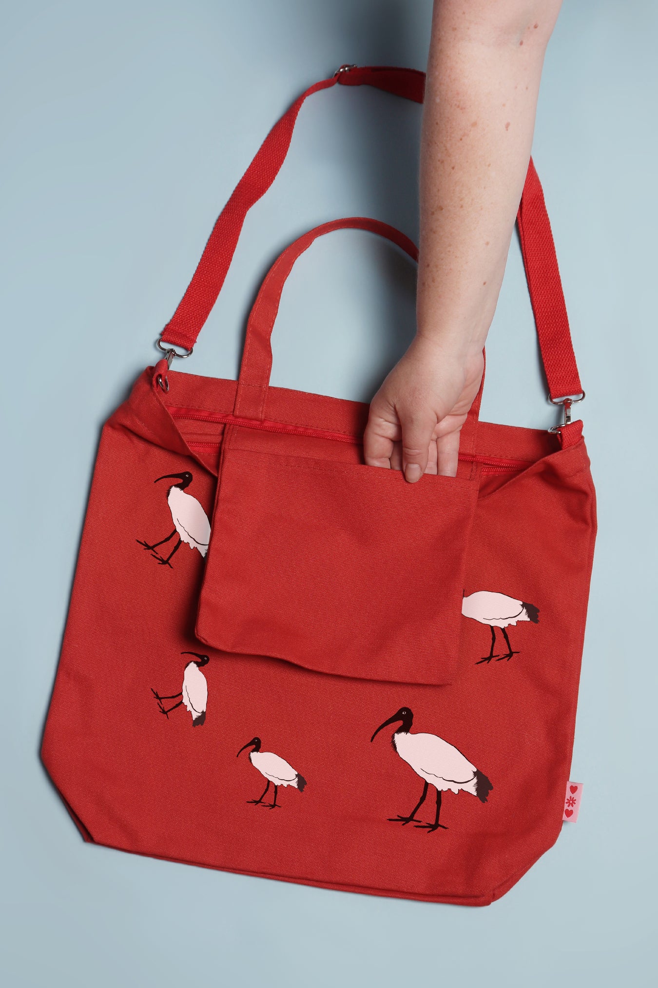 Made590 Ibis Tote bag Paprika