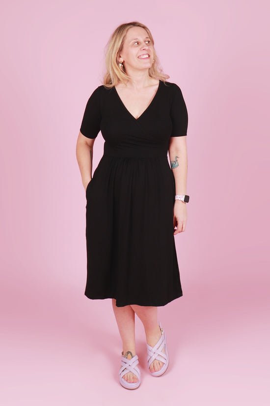 PRE ORDER- Winnie Dress Broken Heart Black