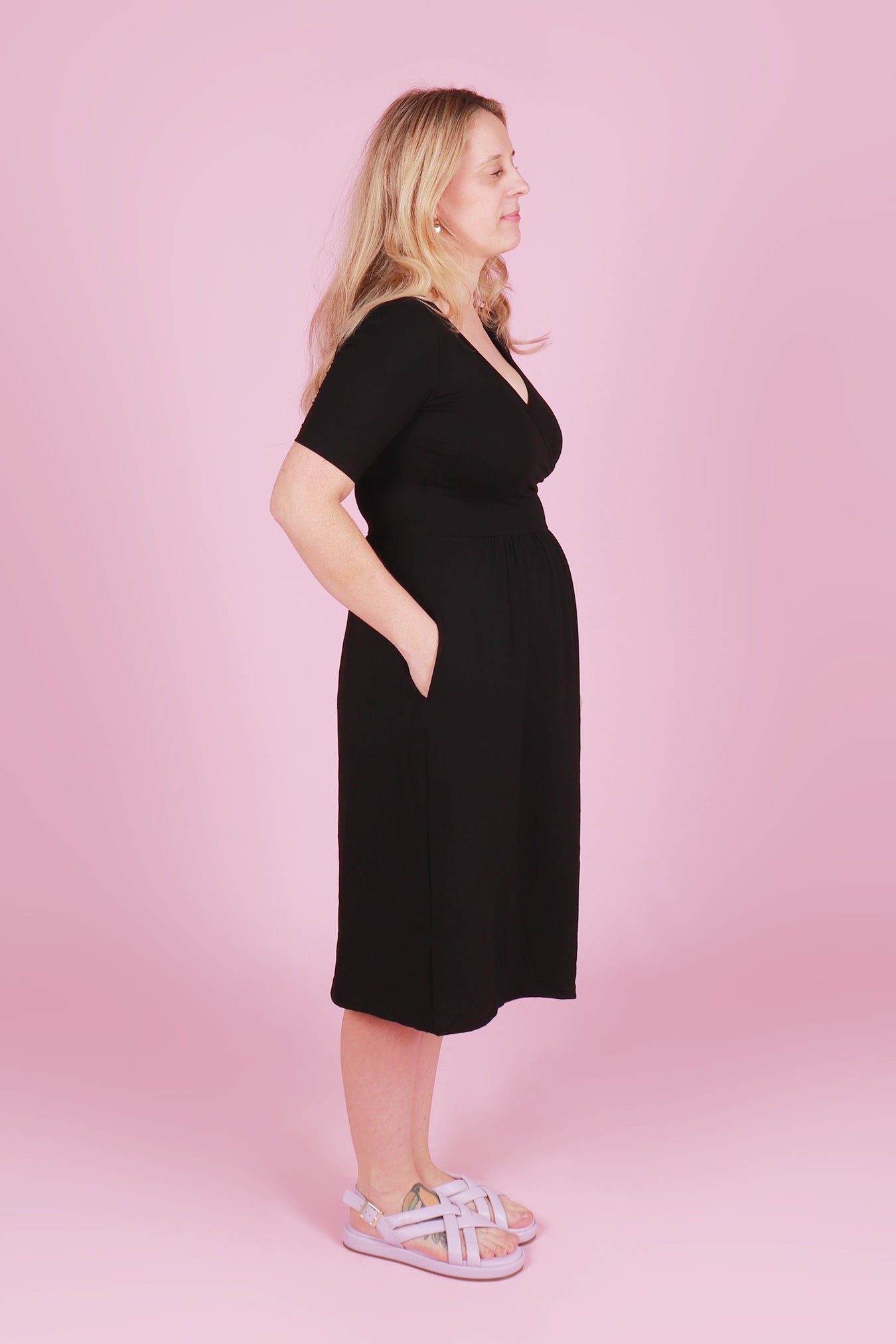 PRE ORDER- Winnie Dress Broken Heart Black