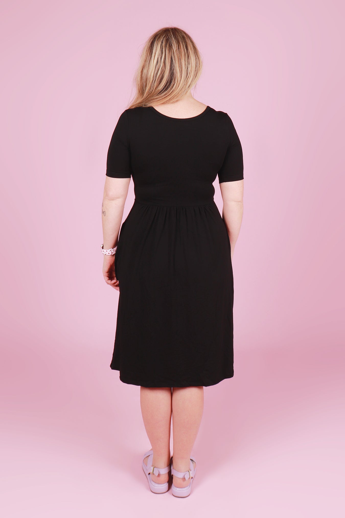 PRE ORDER- Winnie Dress Broken Heart Black