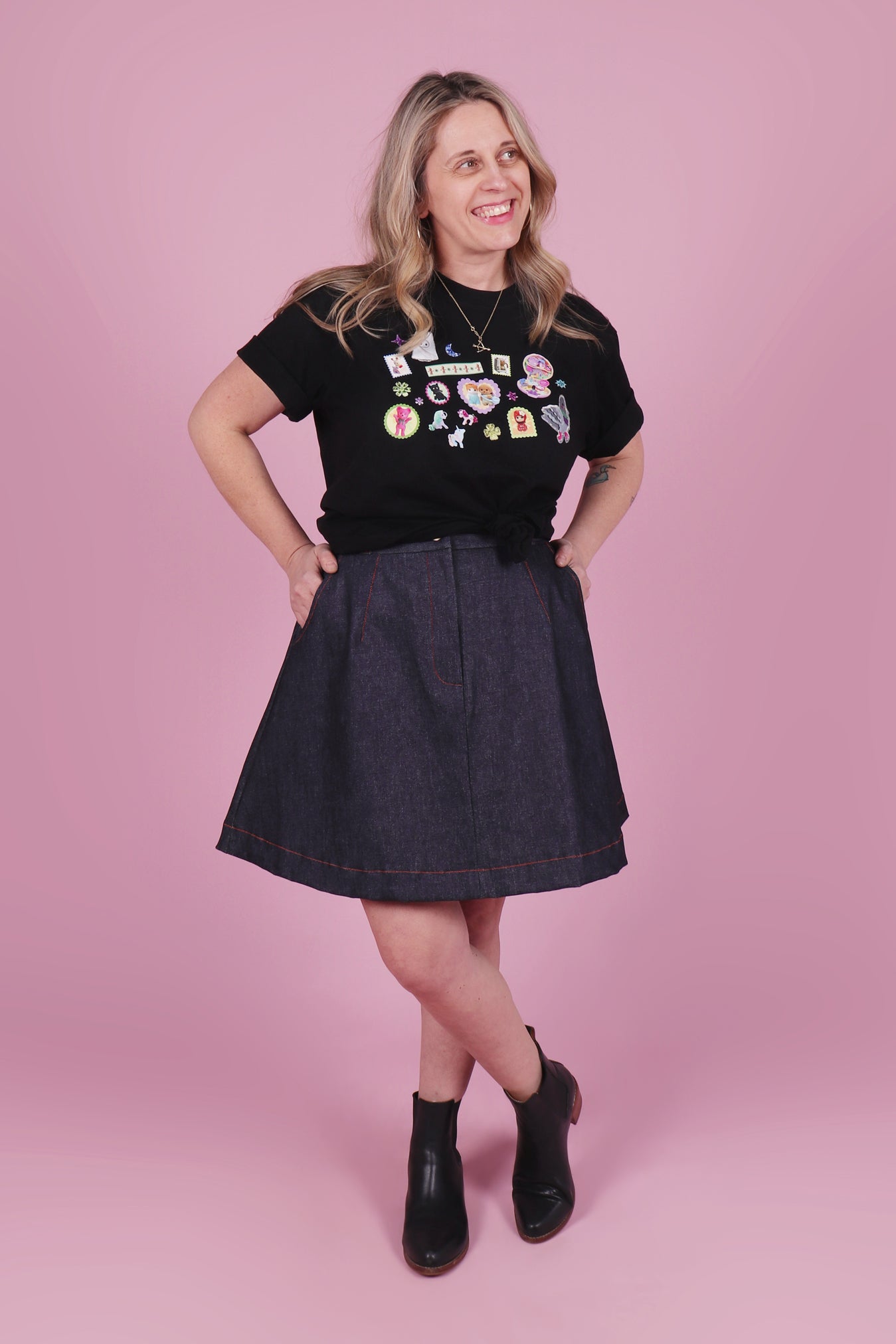 The Made Skirt Go-To Denim