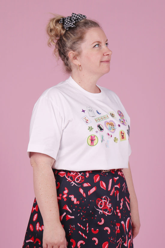 Shellflower Tee x Made590 Tee White