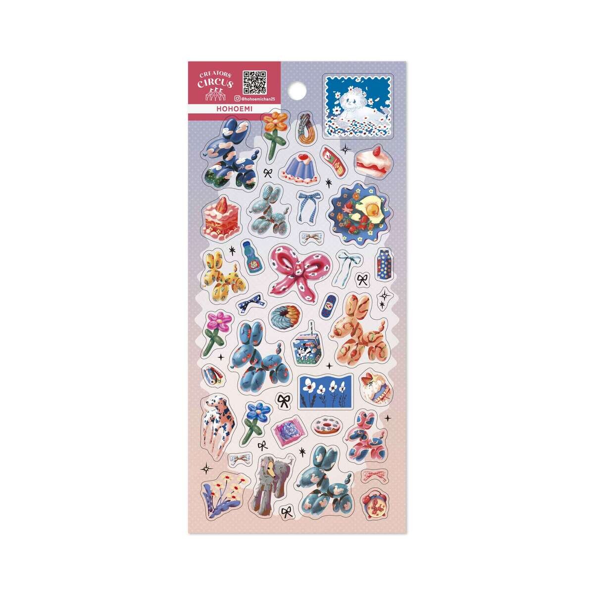 Hohoemi Creators Circus Sticker Sheet