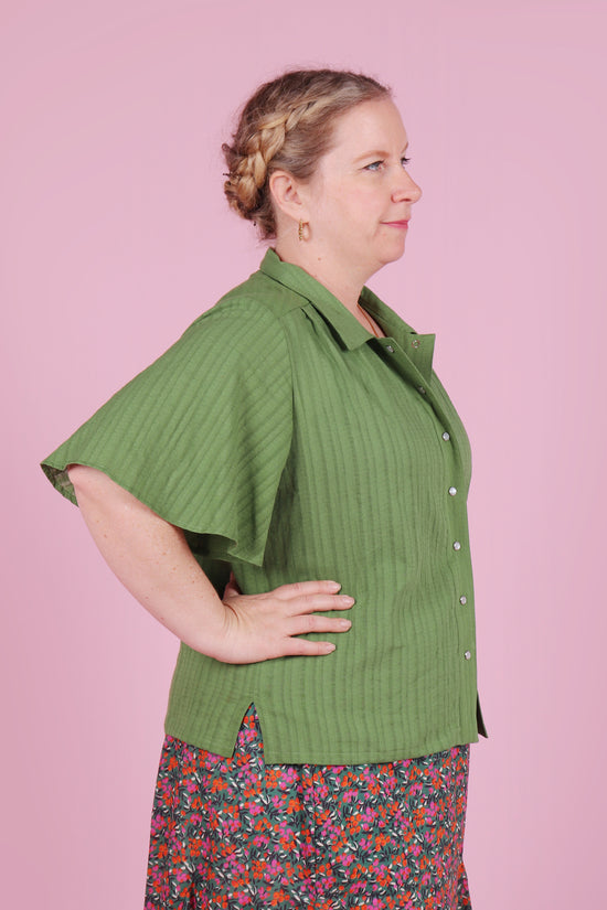 Beatrix Shirt Gum Leaf