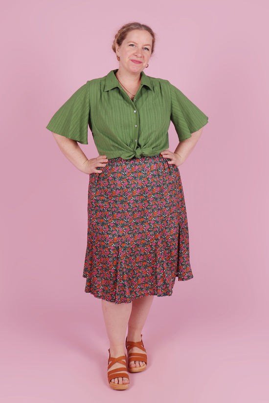 Beatrix Shirt Gum Leaf