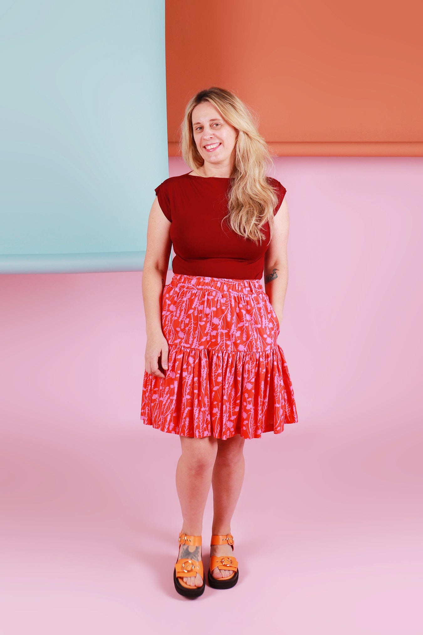 Rayna Skirt Cornwall Sunset