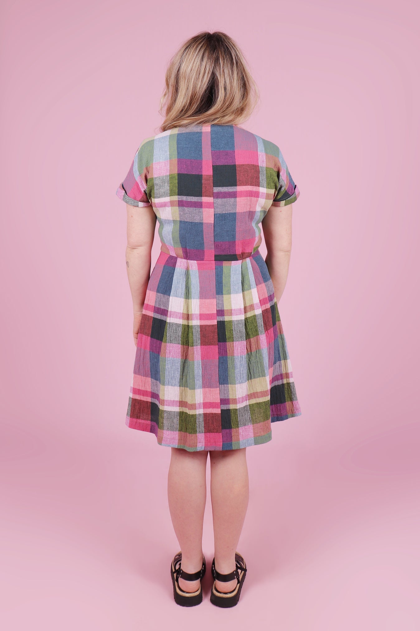 Patty Dress Ray Eames Plaid