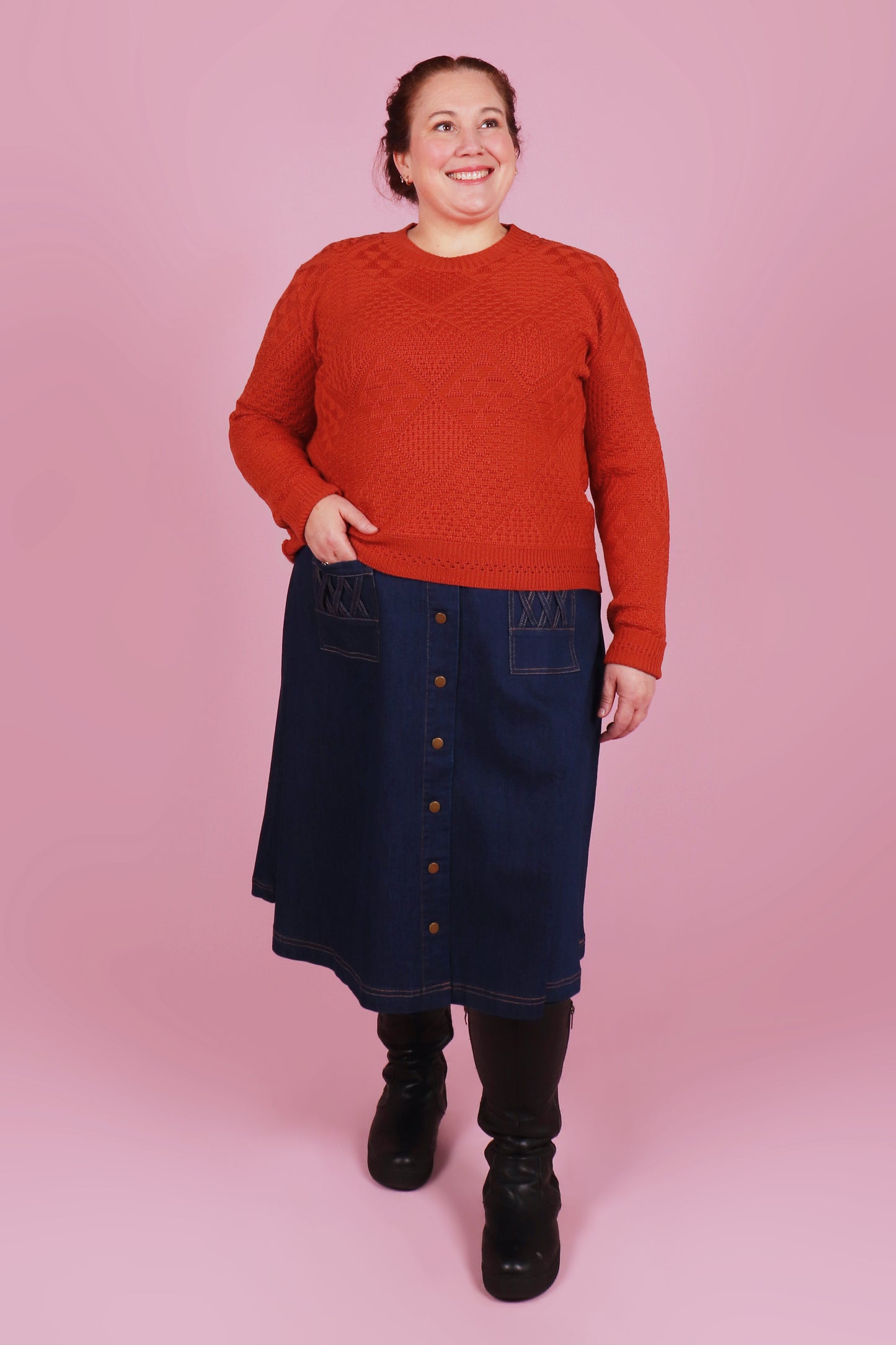June Jumper Munchkin Orange