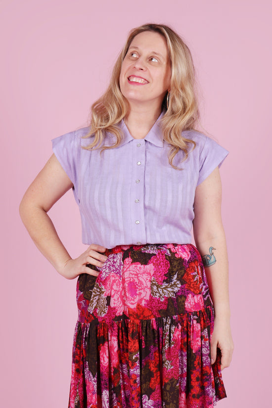 Trixie Shirt Jacaranda