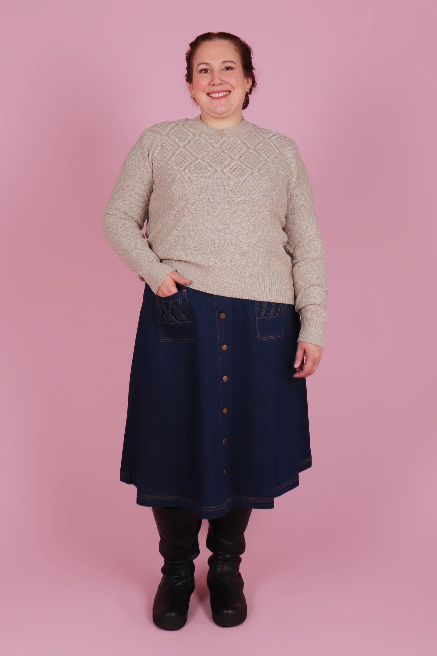 June Jumper Tin Man Lurex