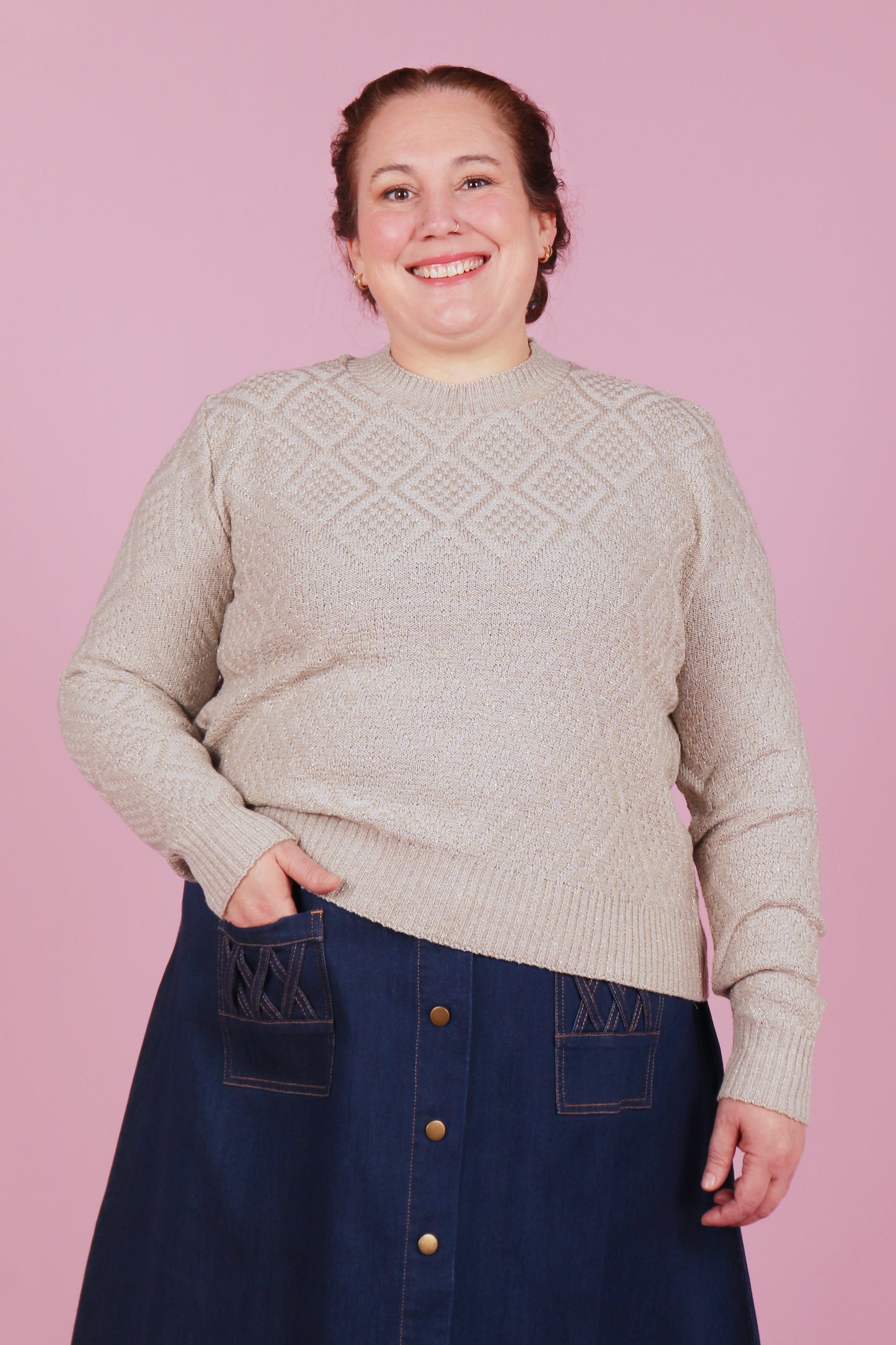 June Jumper Tin Man Lurex