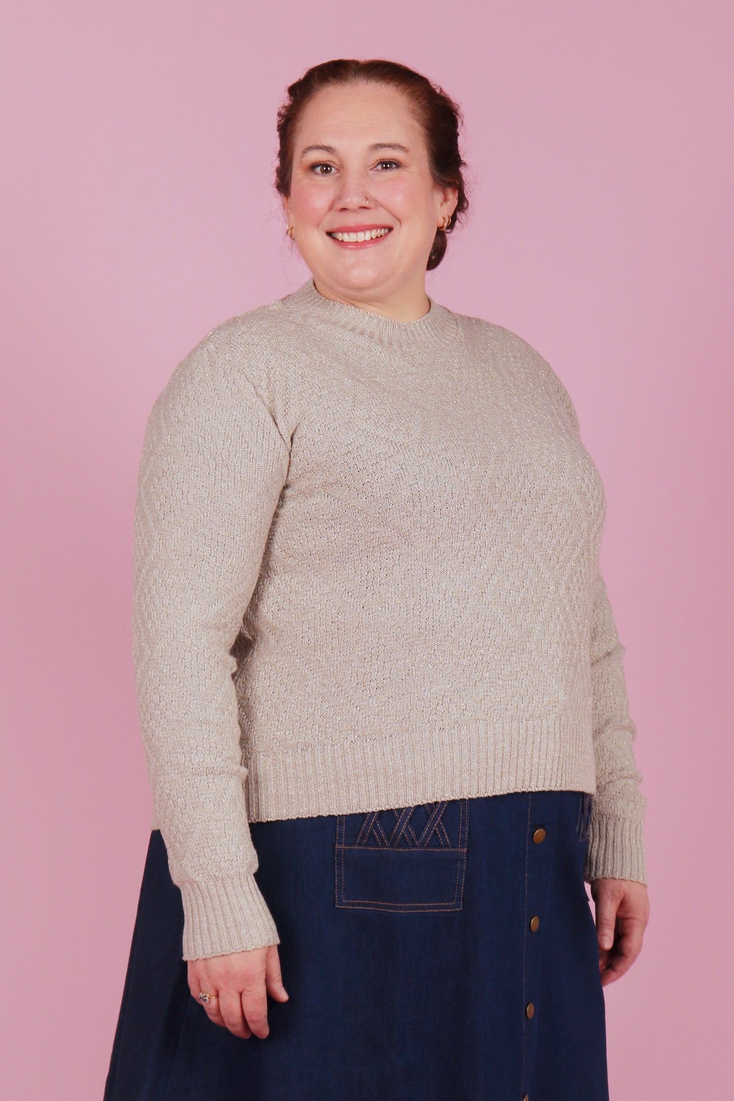 June Jumper Tin Man Lurex