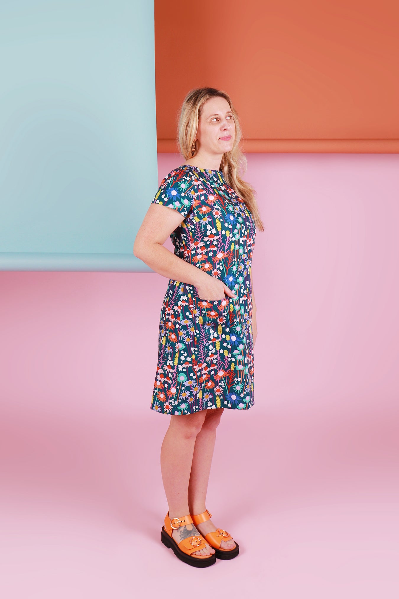 Penelope Dress Top of Alm Field