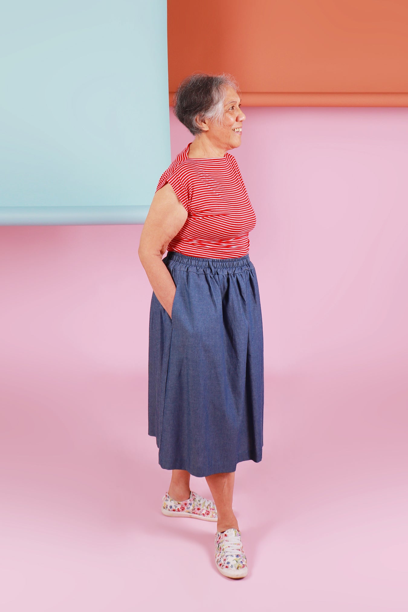 Ella Skirt Chambray