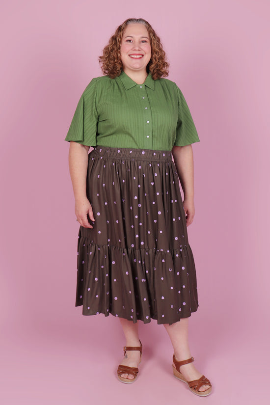 Beatrix Shirt Gum Leaf