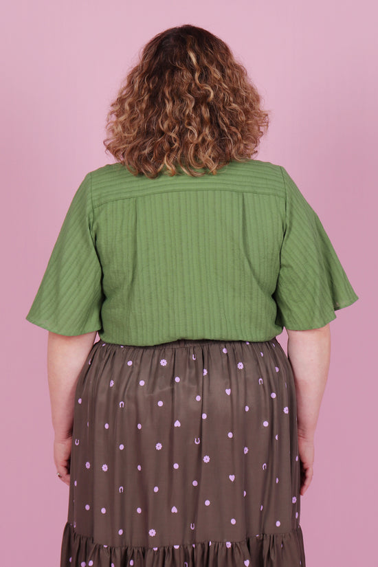 Beatrix Shirt Gum Leaf