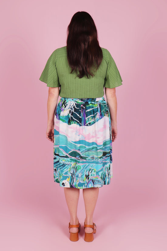 Ella Skirt Cockatoo Country