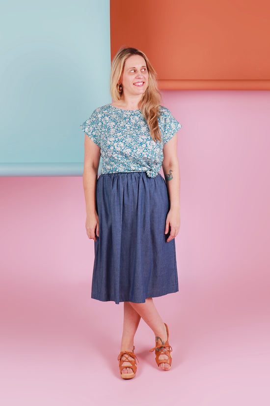 Ella Skirt Chambray