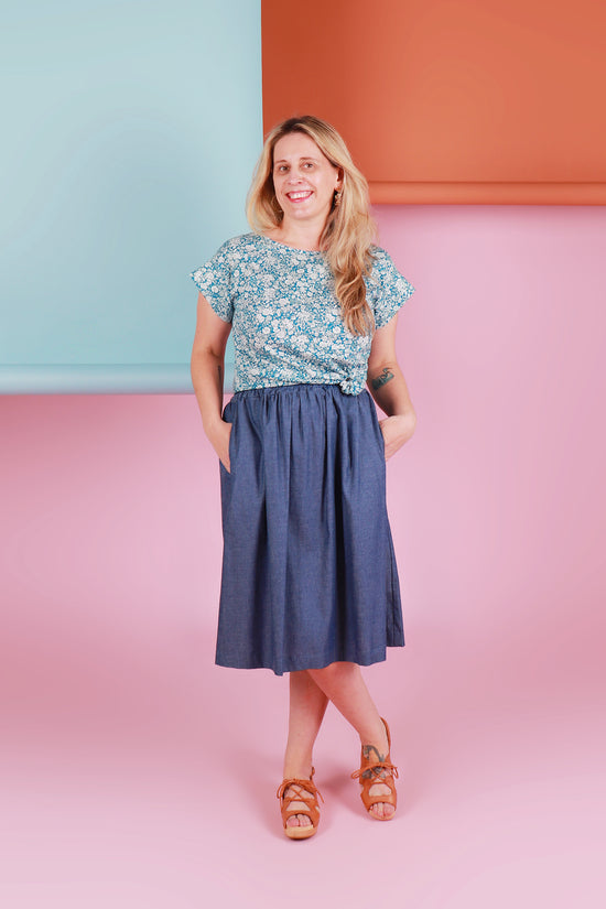 Ella Skirt Chambray