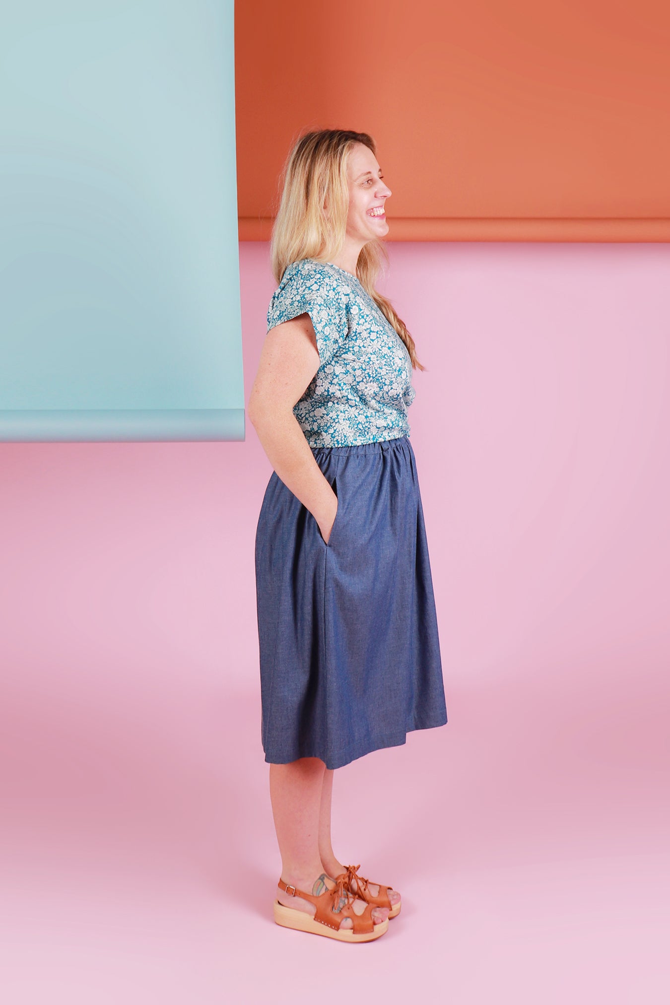 Ella Skirt Chambray