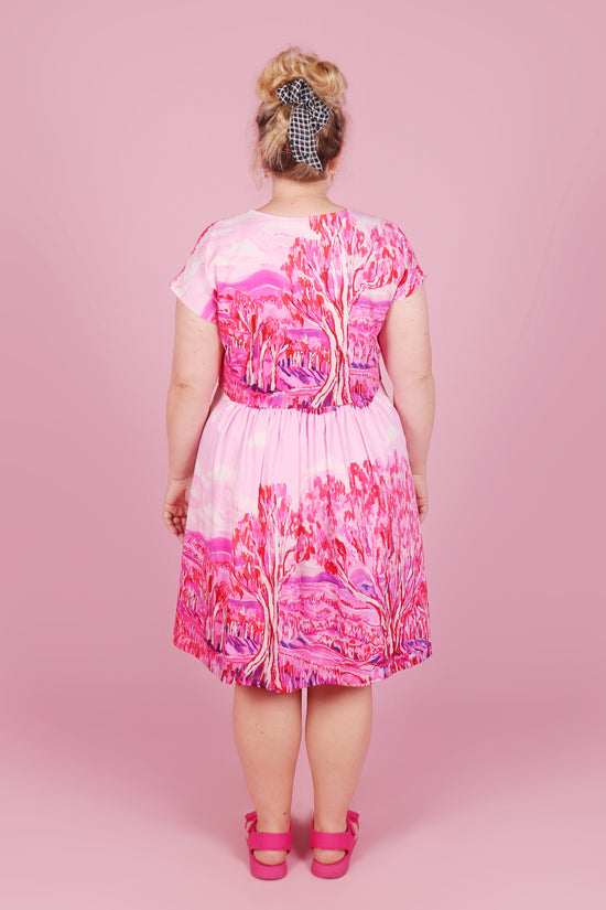 Edie Dress Magenta Magic